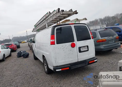 2014 Chevrolet Express 1500 Work Van from USA, damaged, VIN 1GCSGAFX1E1188818